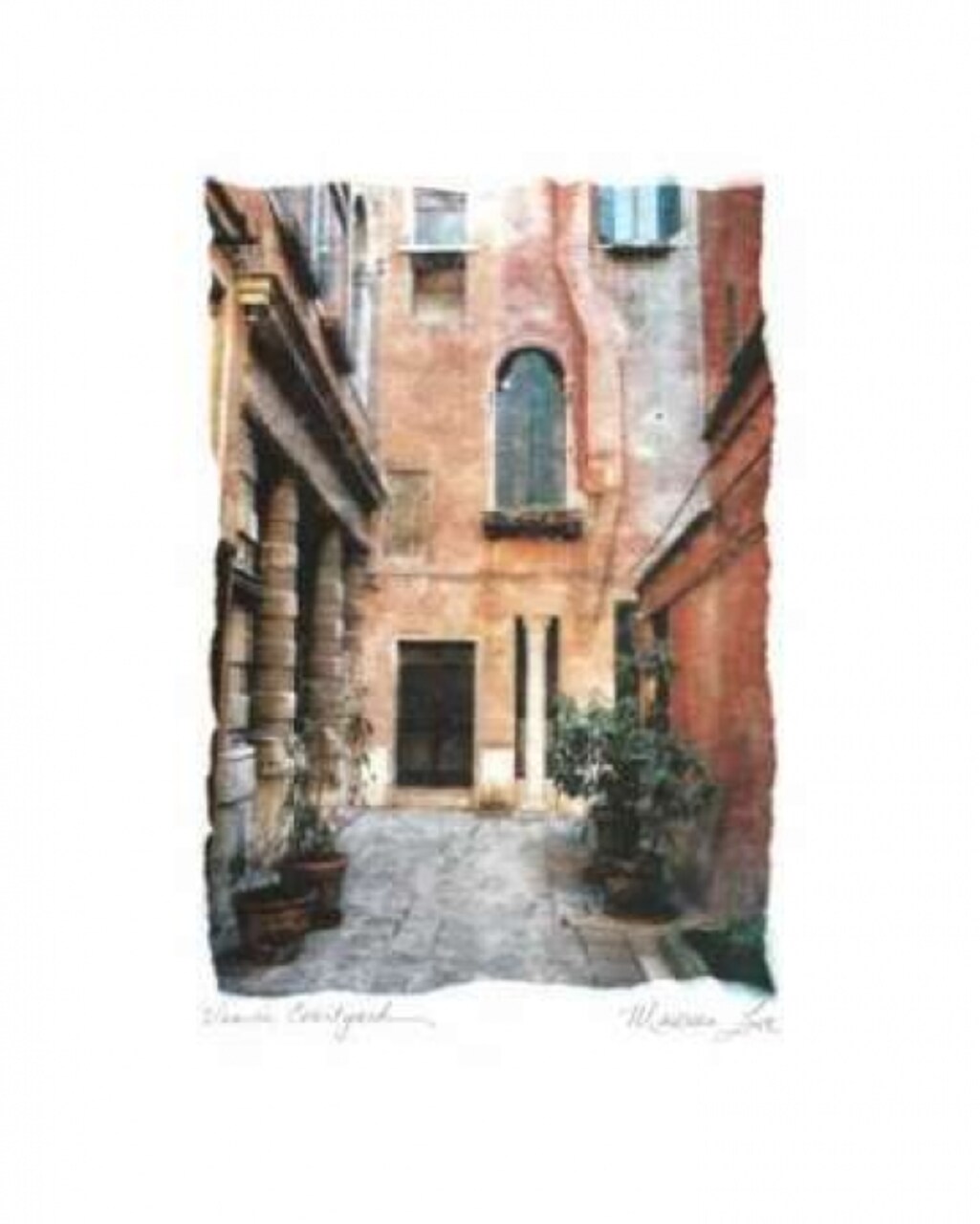 Venice Courtyard Poster Print by Maureen Love - Item # VARPDXLOV011
